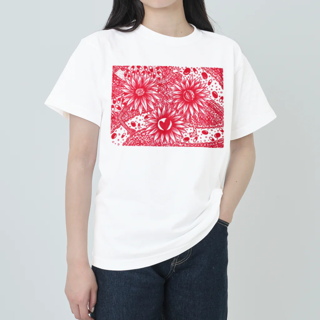 くらげちゃんのおへやのけっかん、 Heavyweight T-Shirt