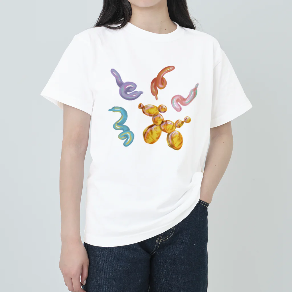 CHILL ART CLUBの🎈風船いっぱい🎈 ヘビーウェイトTシャツ