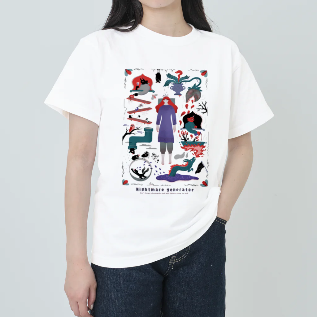 Ran KobayashiのNightmare Generator ヘビーウェイトTシャツ