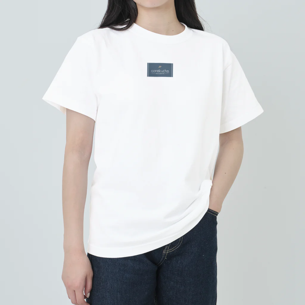 デッキ〜♪♯のconakucha(コナクチャ)ブルーグレーカラー ヘビーウェイトTシャツ