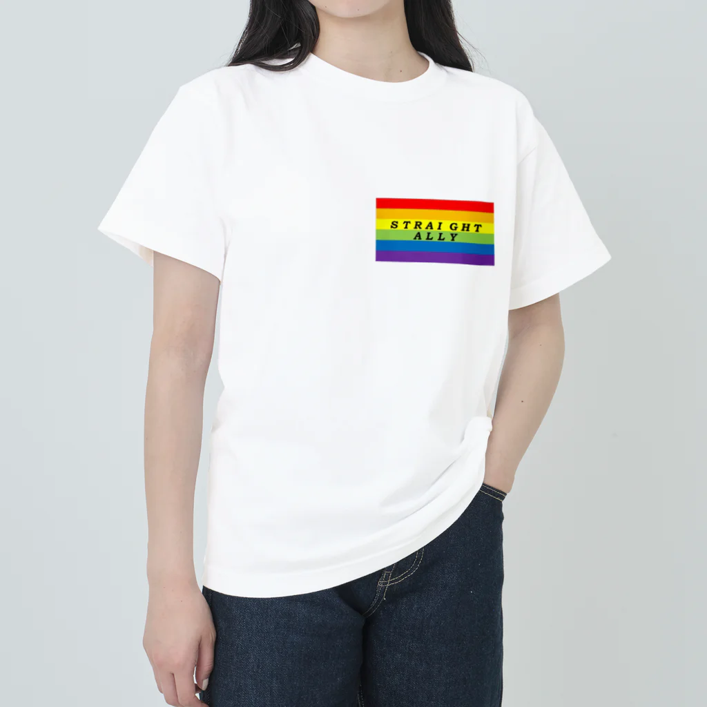 TEXT ANDのSTRAIGHT ALLY ヘビーウェイトTシャツ