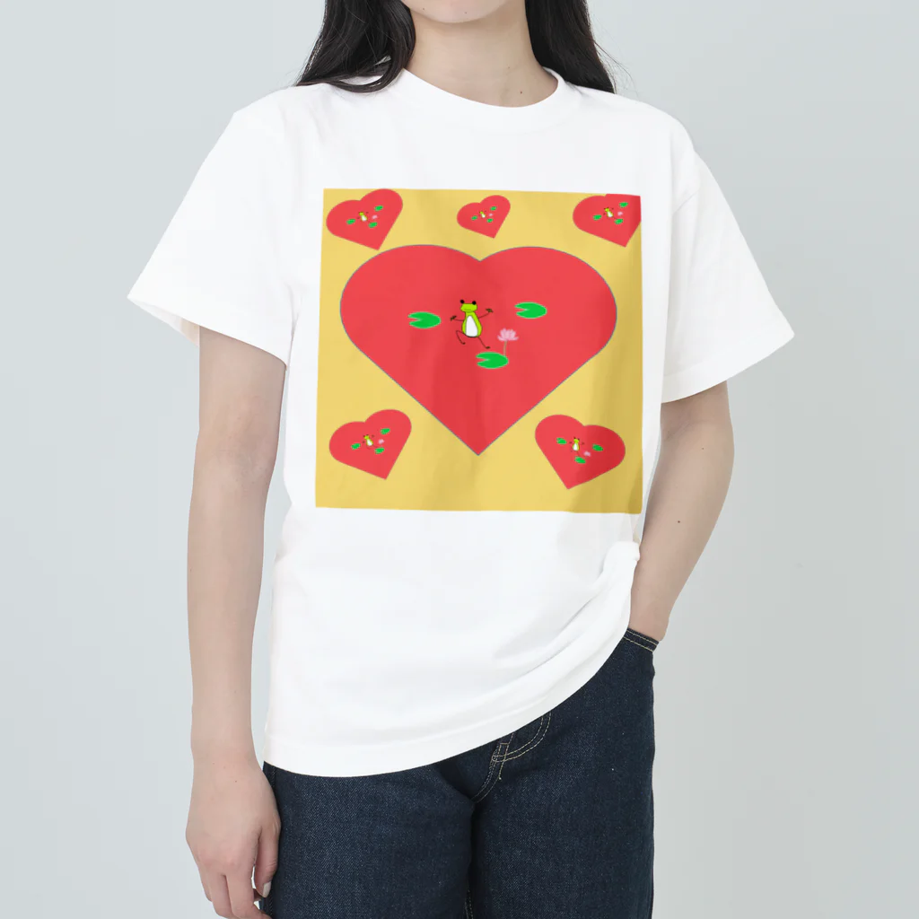 あるてみらのカエルちゃんピョンピョン Heavyweight T-Shirt