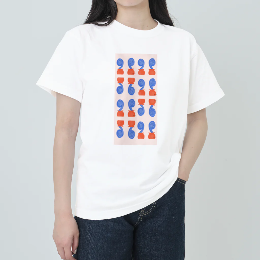 NOCHI MORISOT(ノチ・モリゾ) Storeのグルグルホクオウ🌀 ヘビーウェイトTシャツ