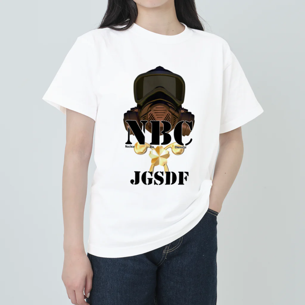 Y.T.S.D.F.Design　自衛隊関連デザインの特殊武器防護隊　イメージ ヘビーウェイトTシャツ