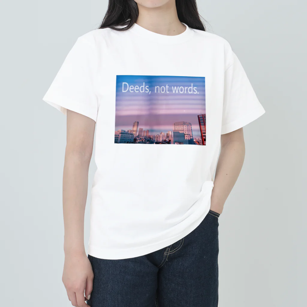 KEITOの東京の夕暮れ ヘビーウェイトTシャツ