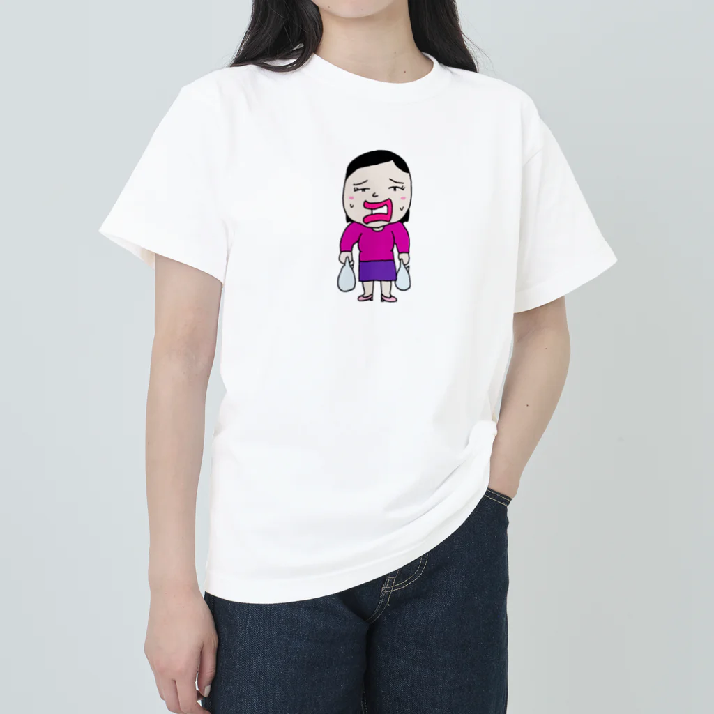 ジジの家のおばちゃん ヘビーウェイトTシャツ