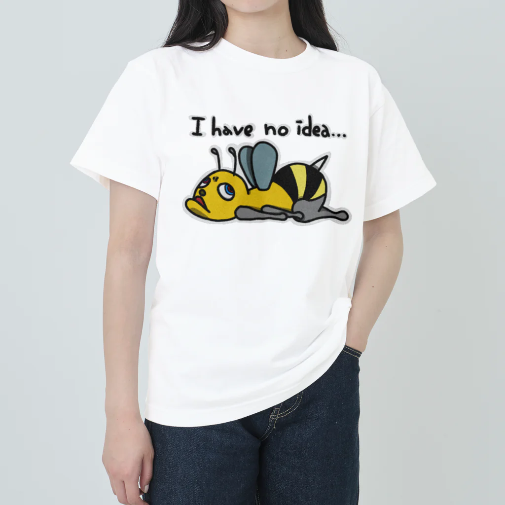 ズビのあたまのなかのなんも思いつかん。 ヘビーウェイトTシャツ