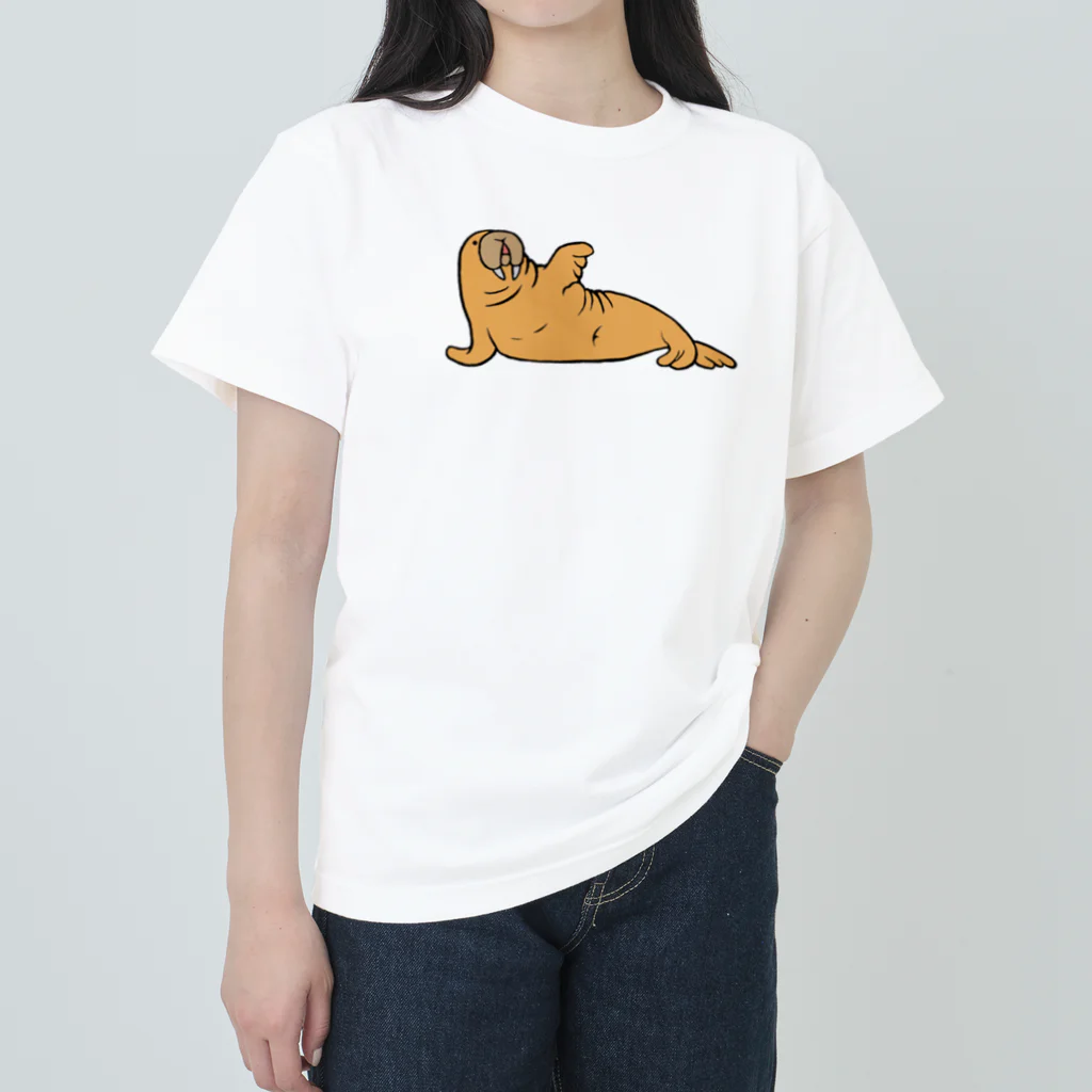 yuNN3のセイウチ ヘビーウェイトTシャツ