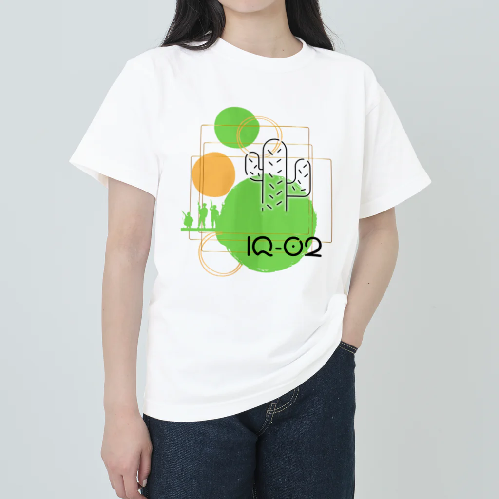 IQ02_sabotenのサボテンシリーズ ヘビーウェイトTシャツ