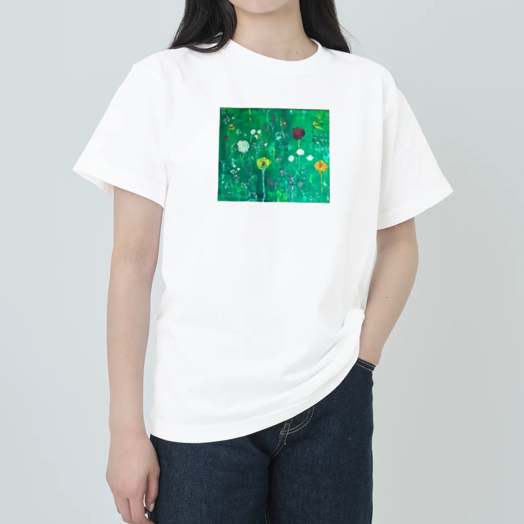 keiko-nekomanmaのまいさんくちゅあり ヘビーウェイトTシャツ