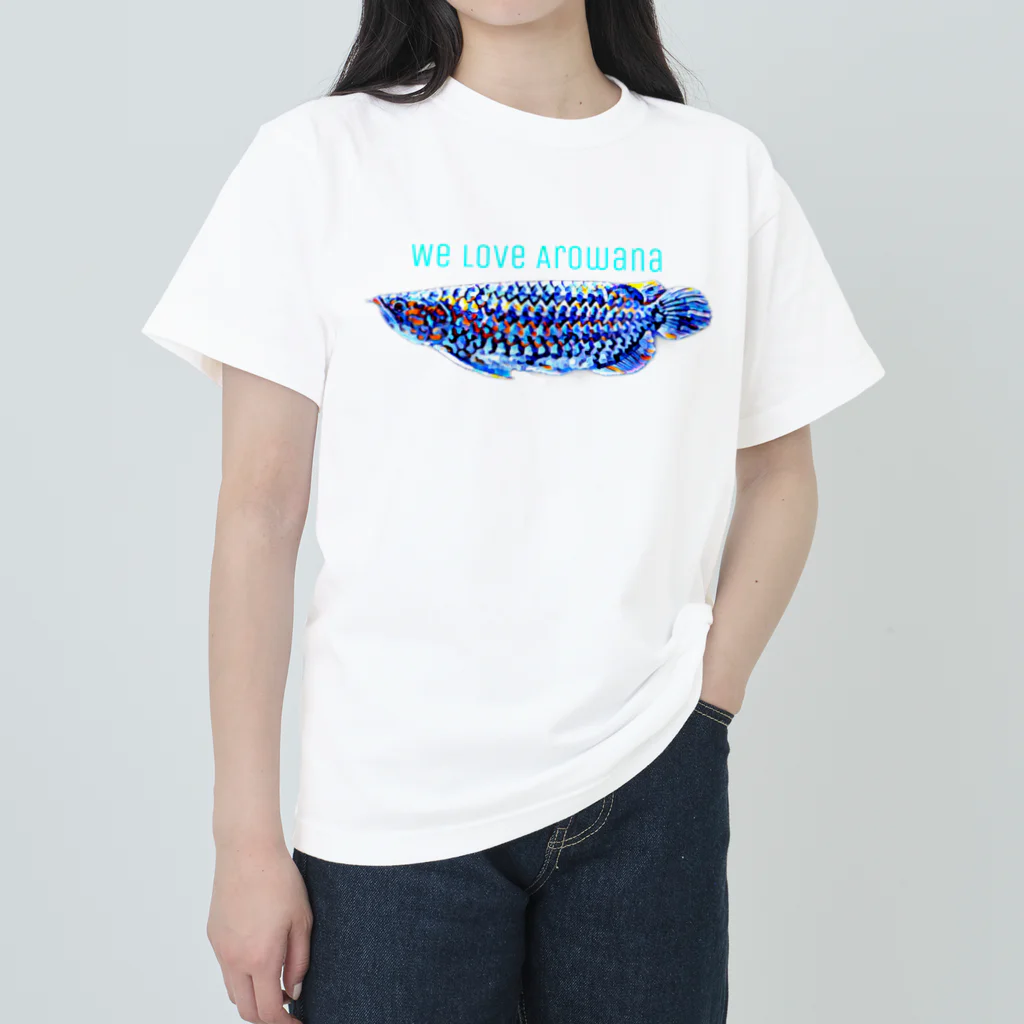 【BOWZ】RAリックアッガイのブルータイプレッドアロワナ　by RA ヘビーウェイトTシャツ