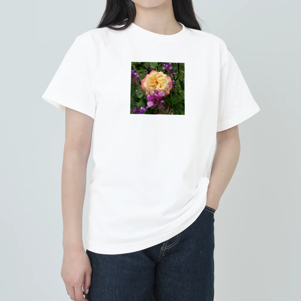 そらもようのバラ🌹 ヘビーウェイトTシャツ