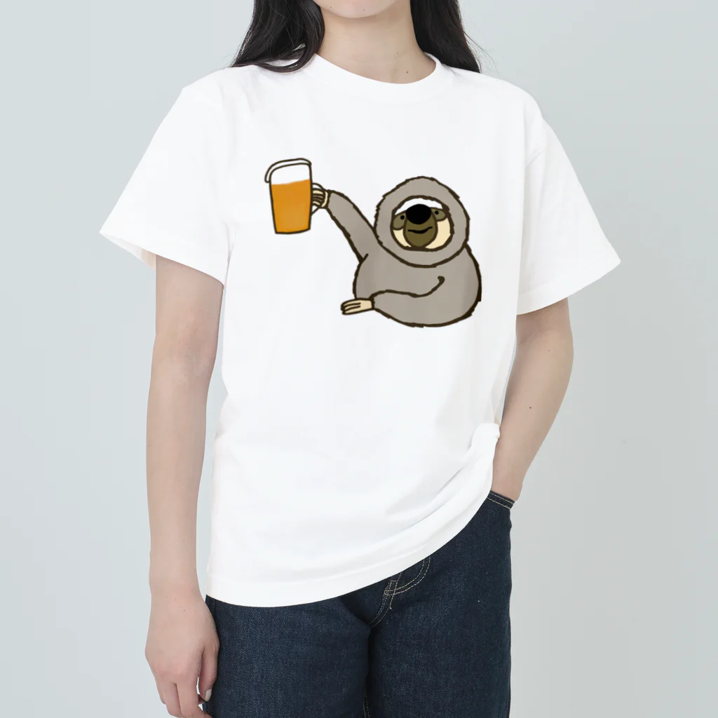 ＋Whimsyのなまけものビール Heavyweight T-Shirt