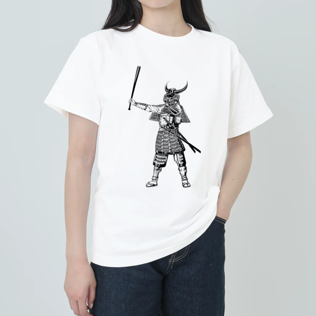 Generousの野球侍 Heavyweight T-Shirt