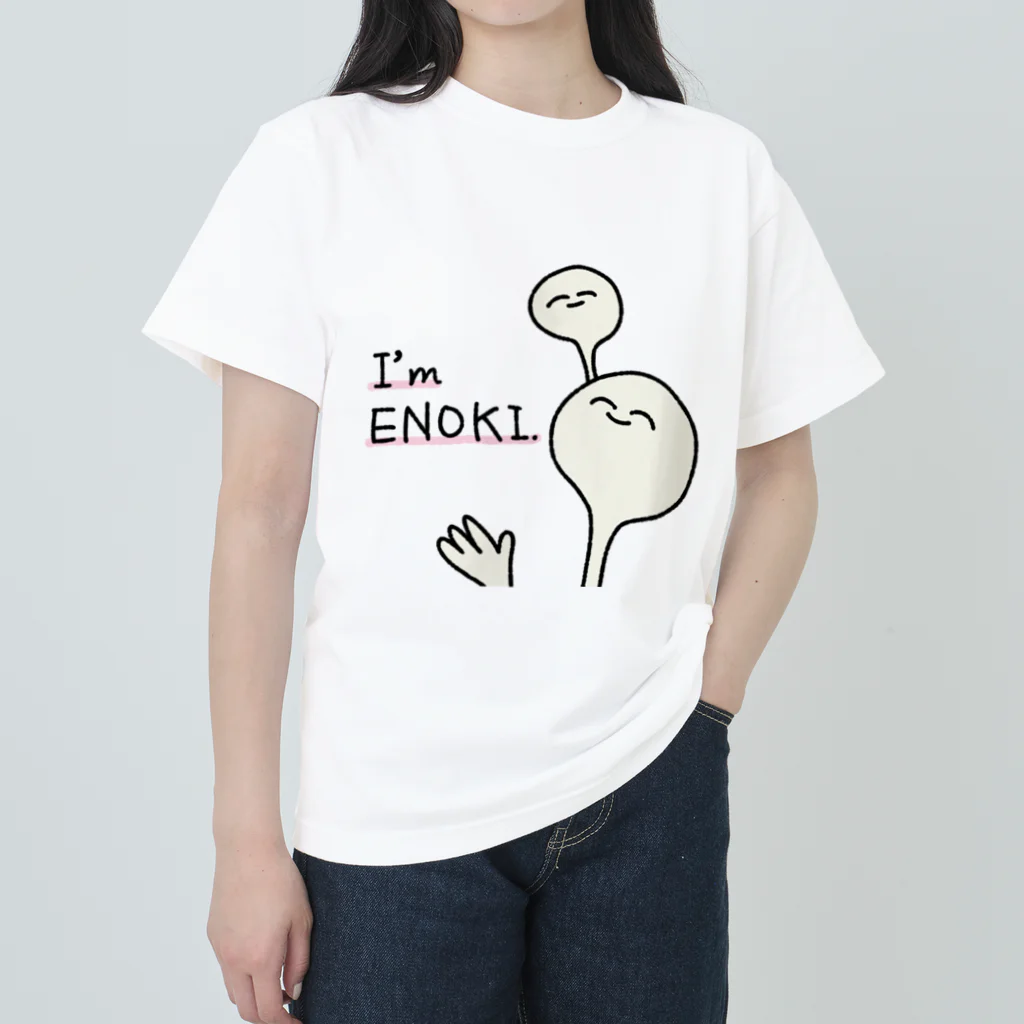 ENOKI_fairyのエノキの妖精 ヘビーウェイトTシャツ