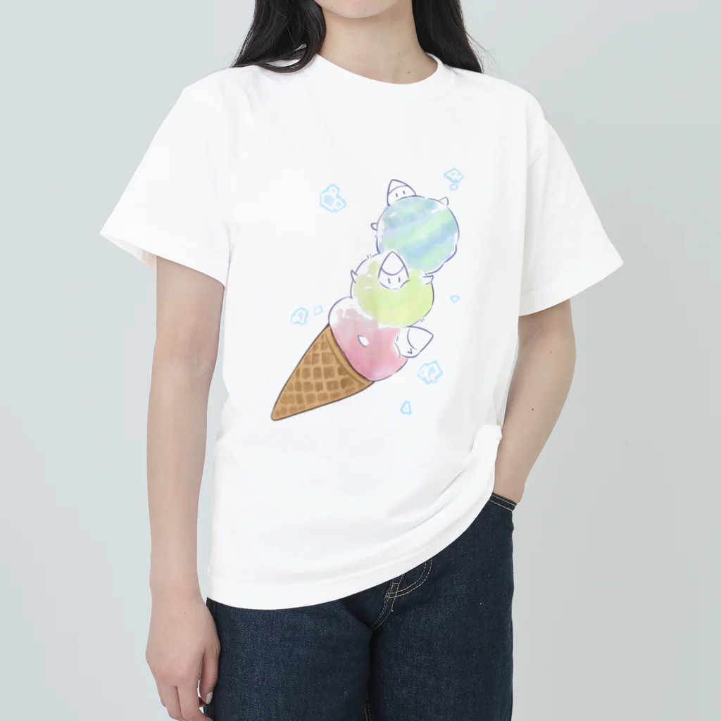 かのうの雪精のアイスごっこ Heavyweight T-Shirt