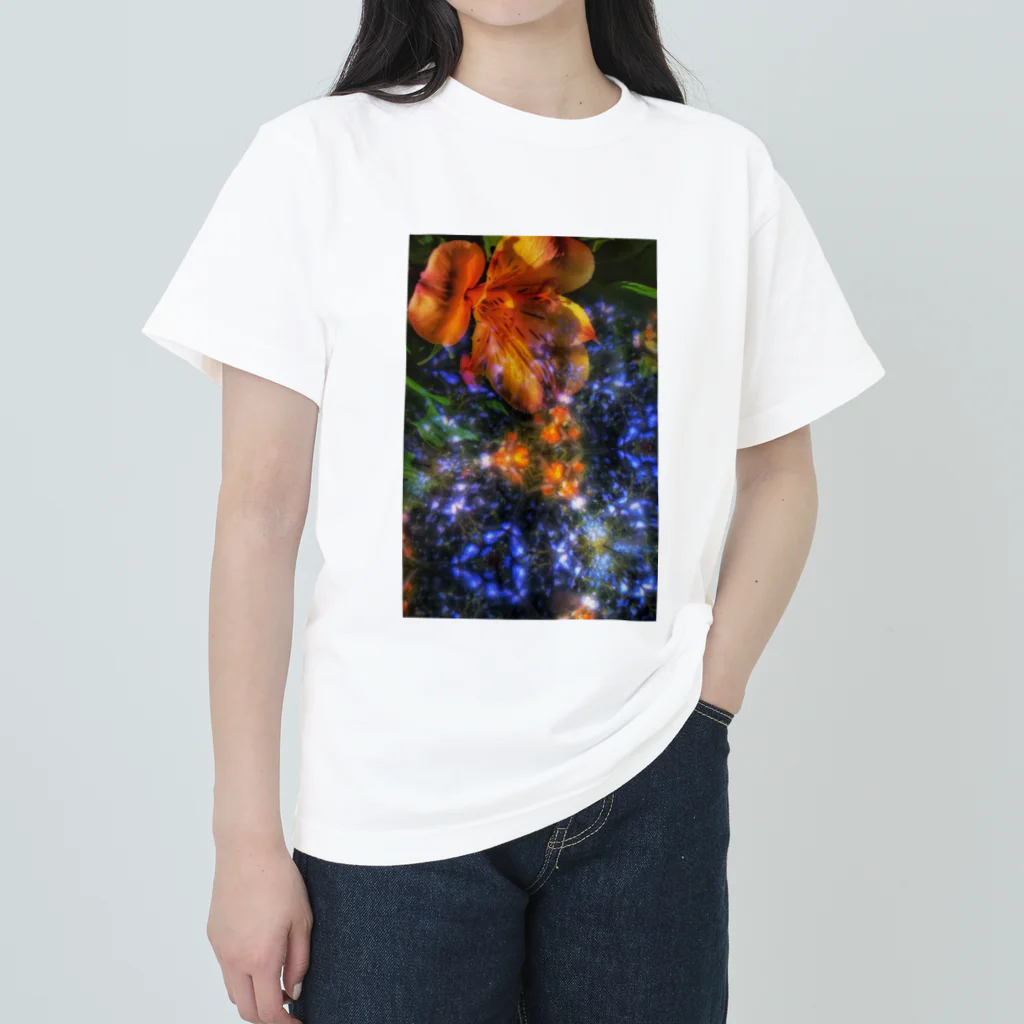 Natsumex Teleido-WorksのGarden-spring- ヘビーウェイトTシャツ