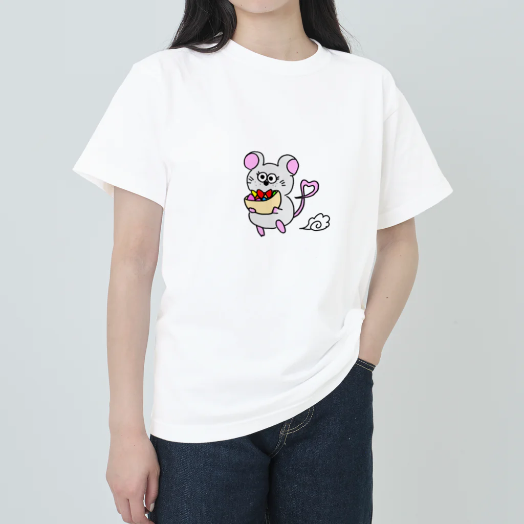 ＹＭＳＯのリボンネズミ Heavyweight T-Shirt