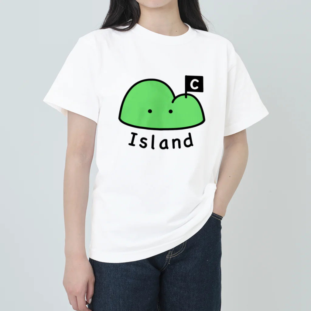 _Island_のIslandアイコン Heavyweight T-Shirt