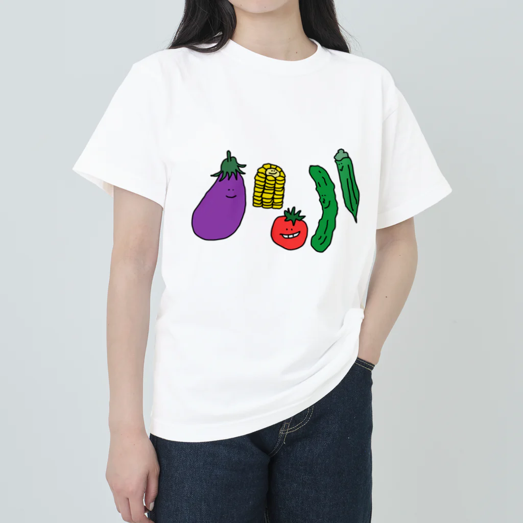 yuasakiのなつやさい ヘビーウェイトTシャツ