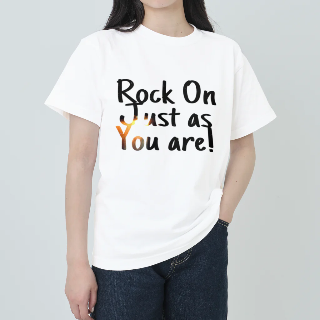 UNITED CHRONOのRock On(白) Heavyweight T-Shirt