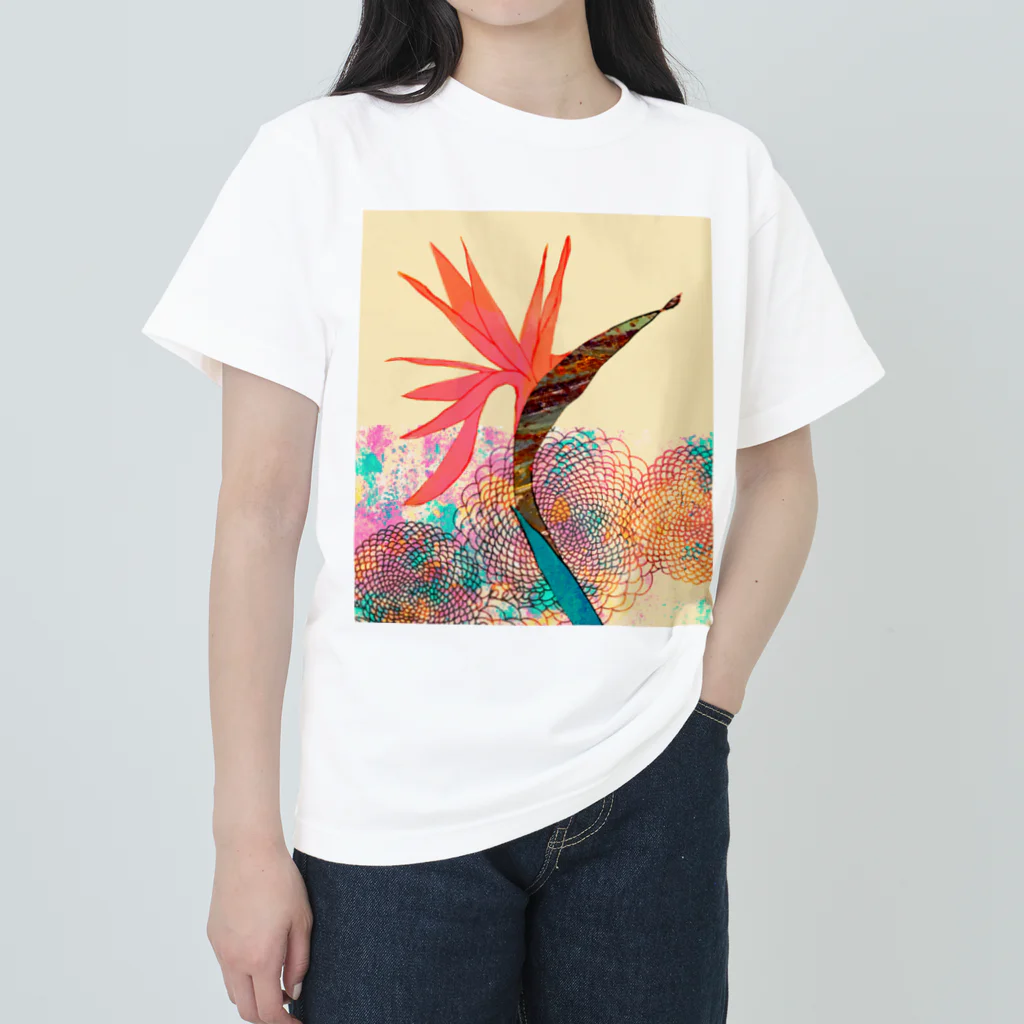 SUNRISE SOUNDのストレリチア ヘビーウェイトTシャツ