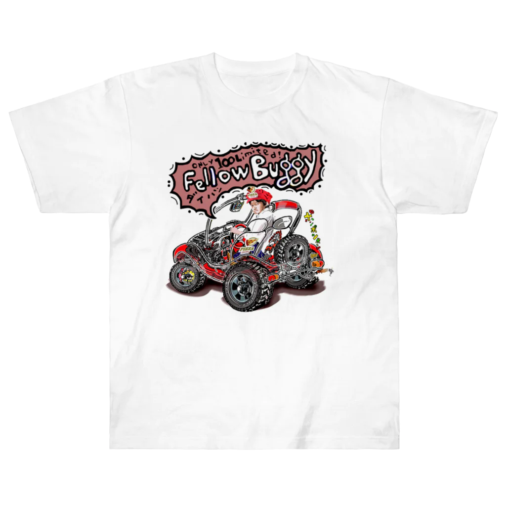  XXレーション・ショップのFellowBuggy・「やくざ刑事・麻薬密売組織」 ヘビーウェイトTシャツ