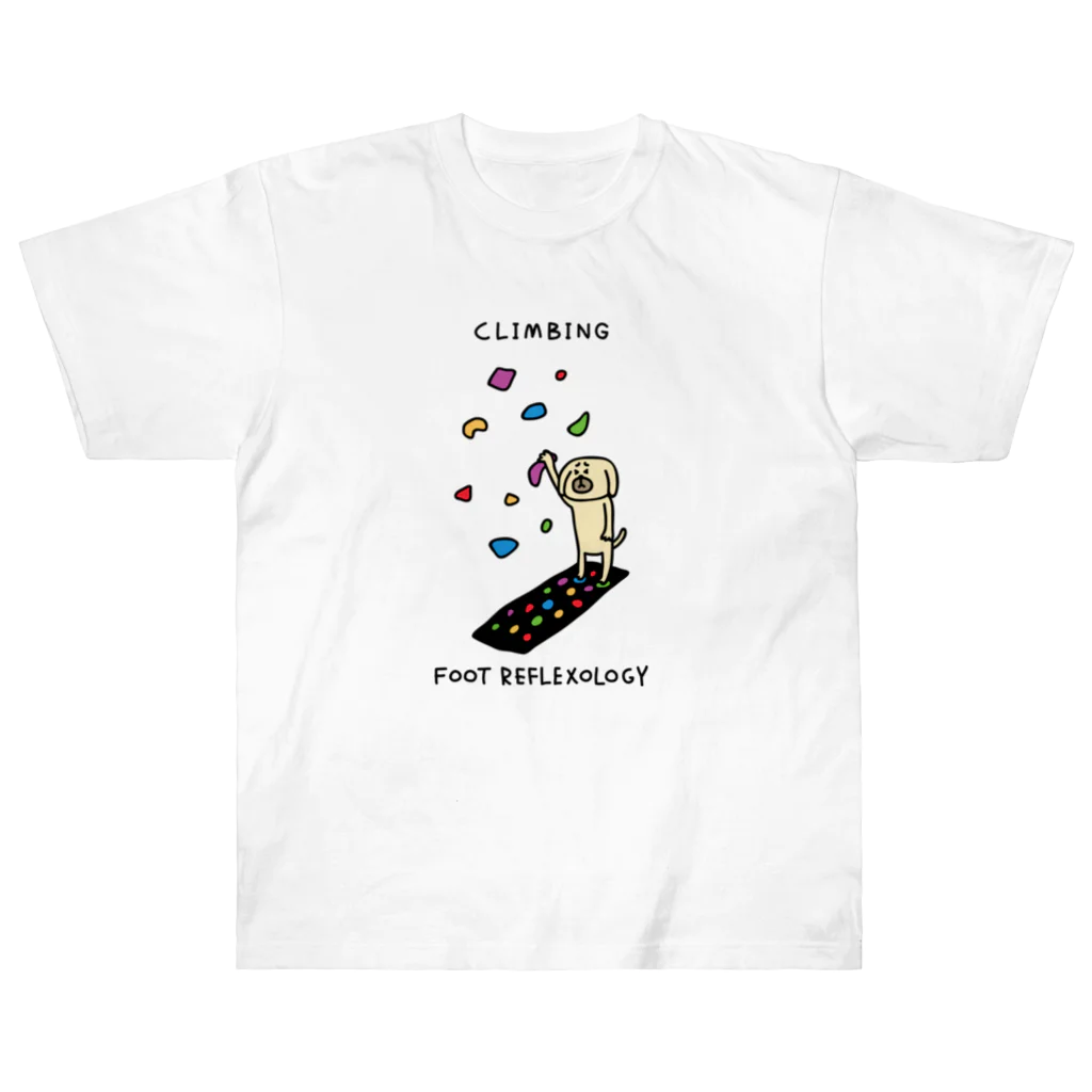 PokuStarのクライミング　足ツボもセット Heavyweight T-Shirt