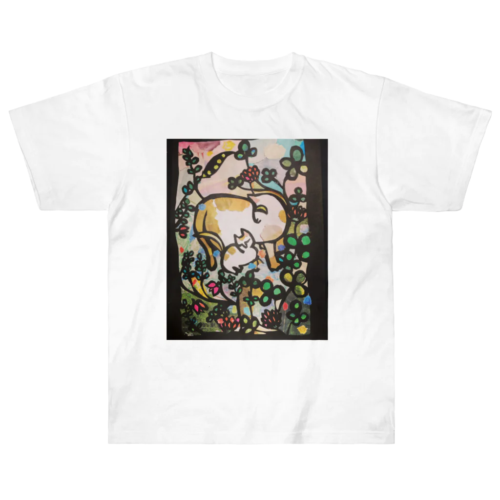 星めぐりマキのおひるね Heavyweight T-Shirt