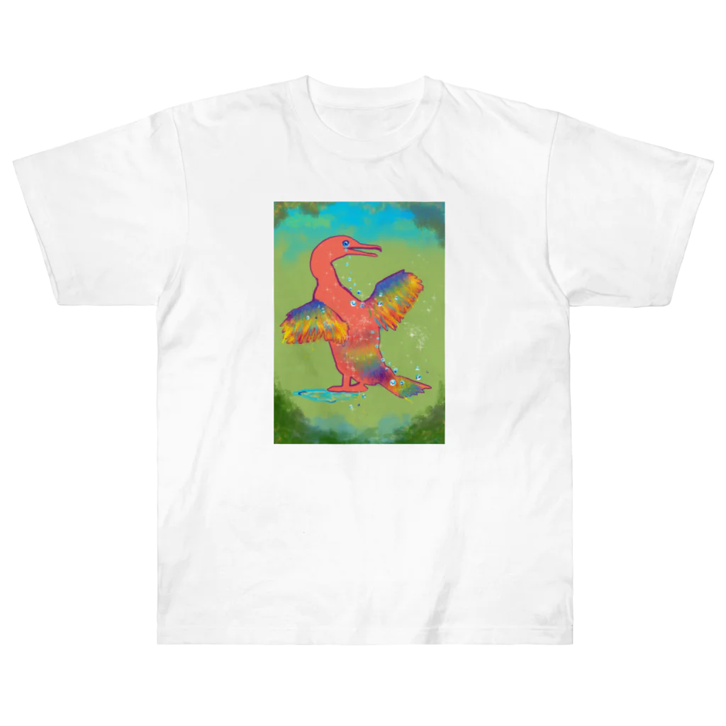 100 Papageno Storyの飛べない鳥のかけるん Heavyweight T-Shirt