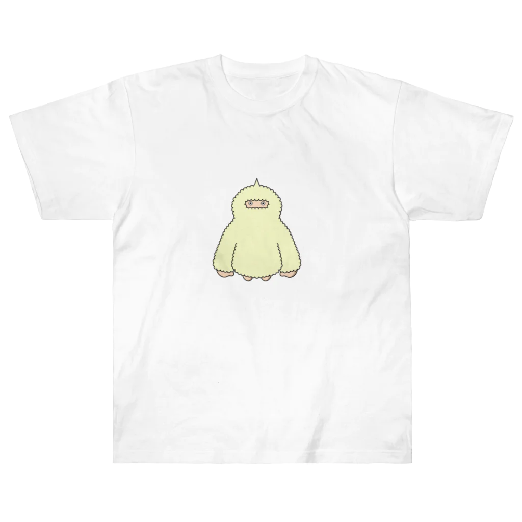 もこもこイエティのもこもこイエティ Heavyweight T-Shirt