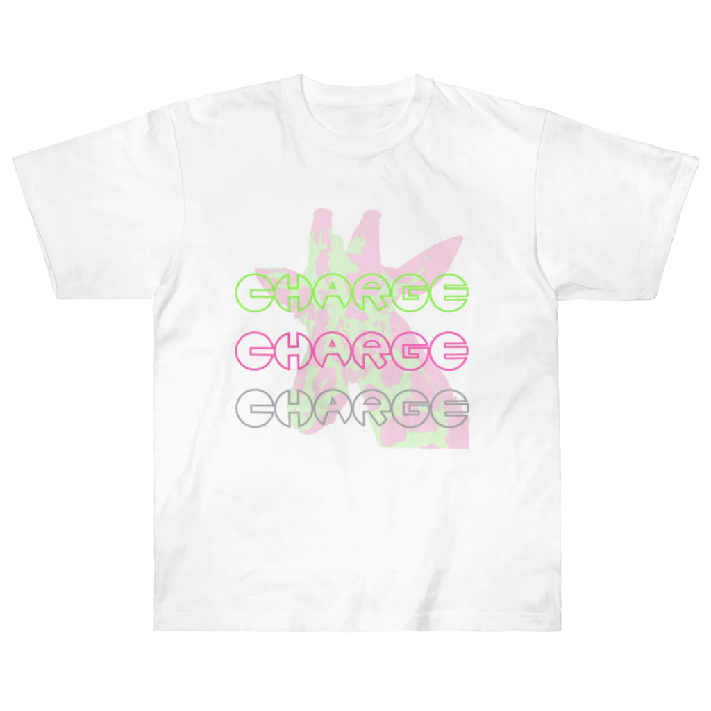 トウキョウピンノのキリンCHARGEピンク Heavyweight T-Shirt