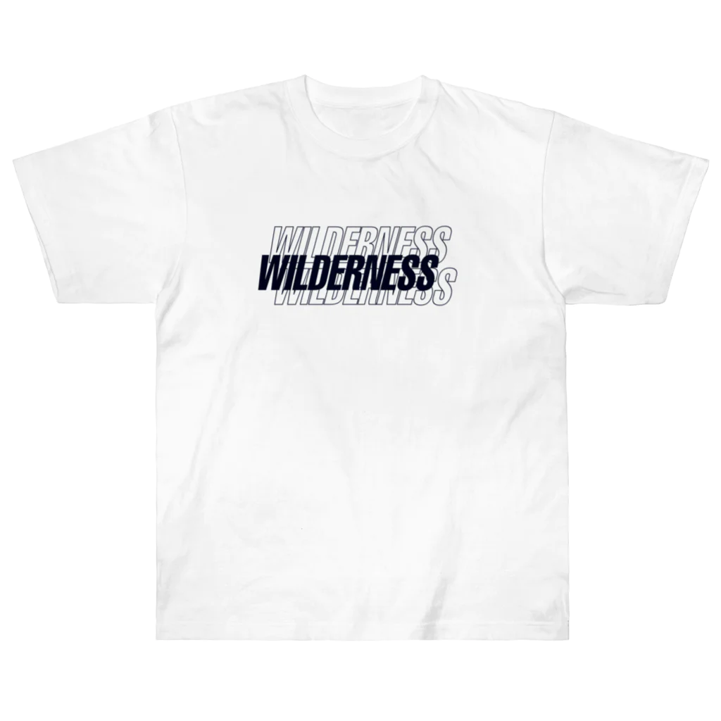 WILDERNESSのWilderness goods white Heavyweight T-Shirt