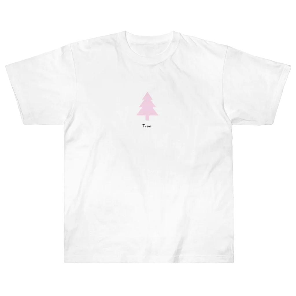 PIRIKAのTree Tシャツ（Pink tree） ヘビーウェイトTシャツ