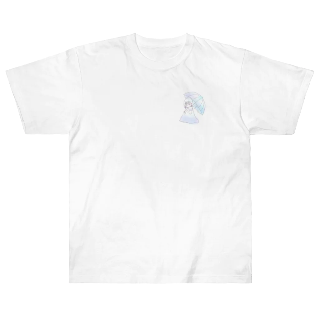 ナツのバスタブの新しい傘 Heavyweight T-Shirt