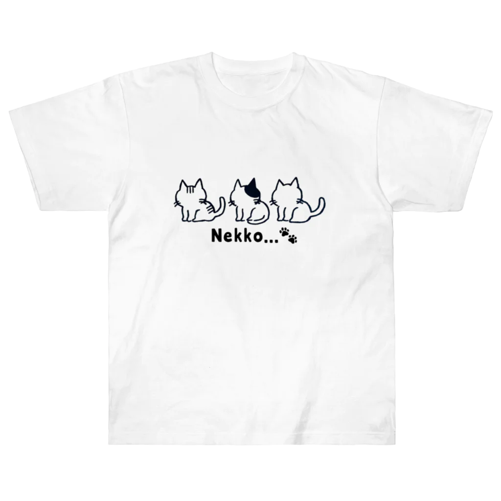 Nekko…🐾のNekko...🐾 ヘビーウェイトTシャツ