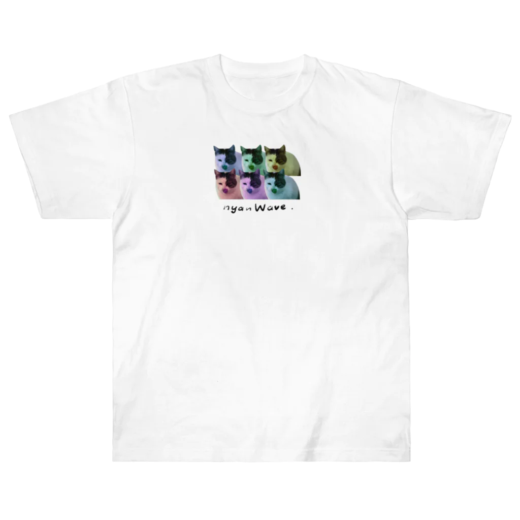 noWaveのnyan wave Heavyweight T-Shirt