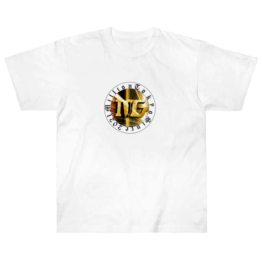 MillionGoldのmilliongold 公式グッズ ヘビーウェイトTシャツ