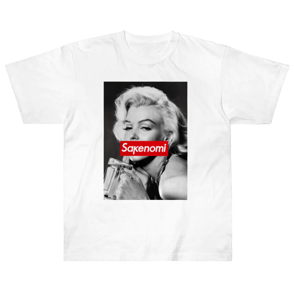 stereovisionのマリリン・モンローとsakenomi ヘビーウェイトTシャツ