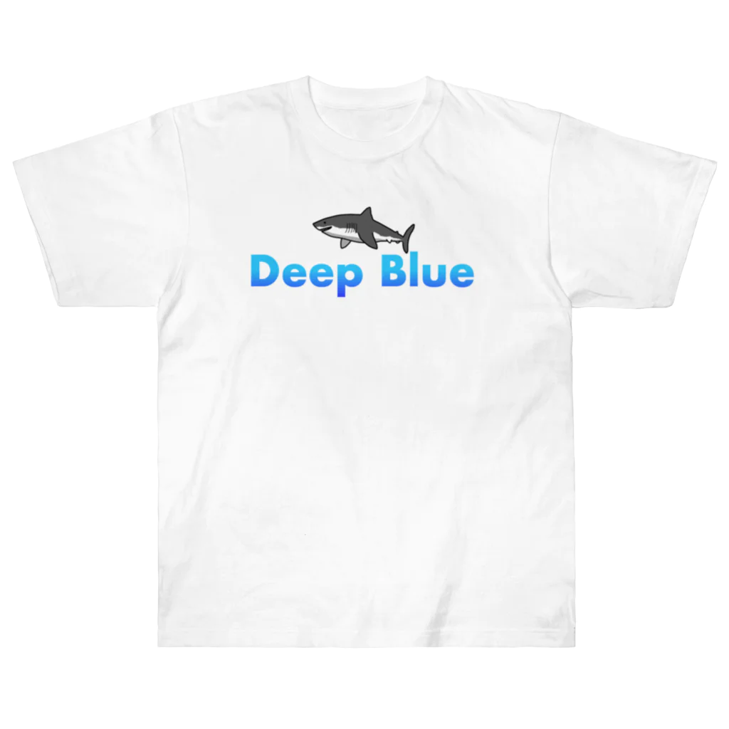 DeepBlueのホホジロザメ ヘビーウェイトTシャツ