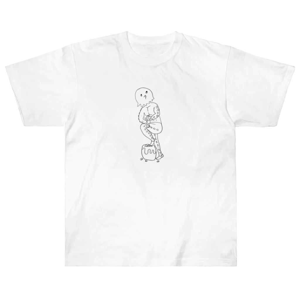 アトリエあちゃらったの向上心タコ Heavyweight T-Shirt