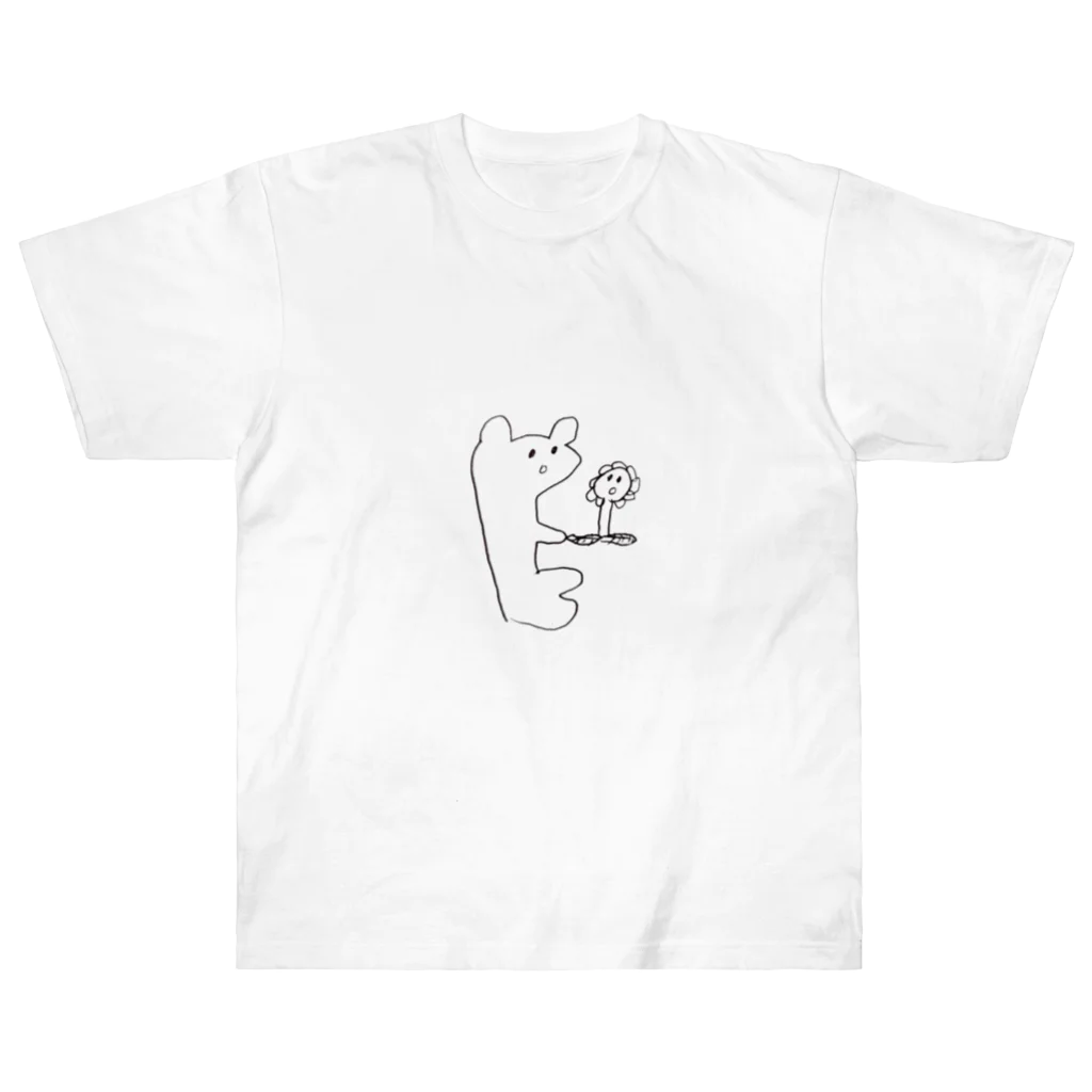 こあららこあ。のくまとおはな Heavyweight T-Shirt