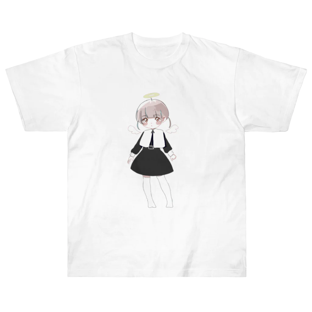 とんかつらーめんｶｽのてんし ヘビーウェイトTシャツ