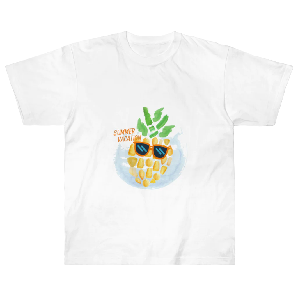 てんまま(iPadの先生)のWater pineapple Tシャツ ヘビーウェイトTシャツ