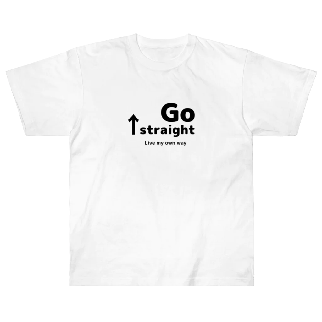 Go↑straightのgo straightグッズ ヘビーウェイトTシャツ