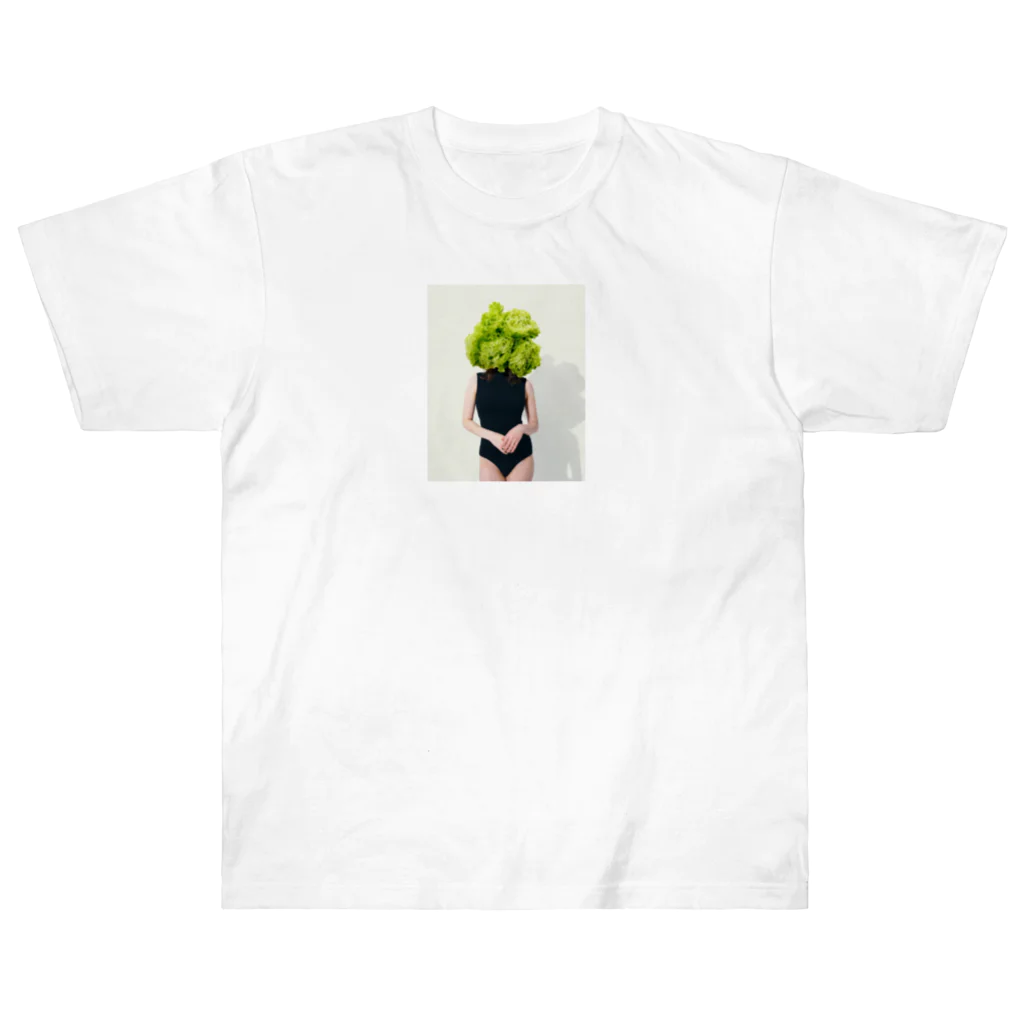 trickNFTartの土桔梗(Eustoma) Heavyweight T-Shirt