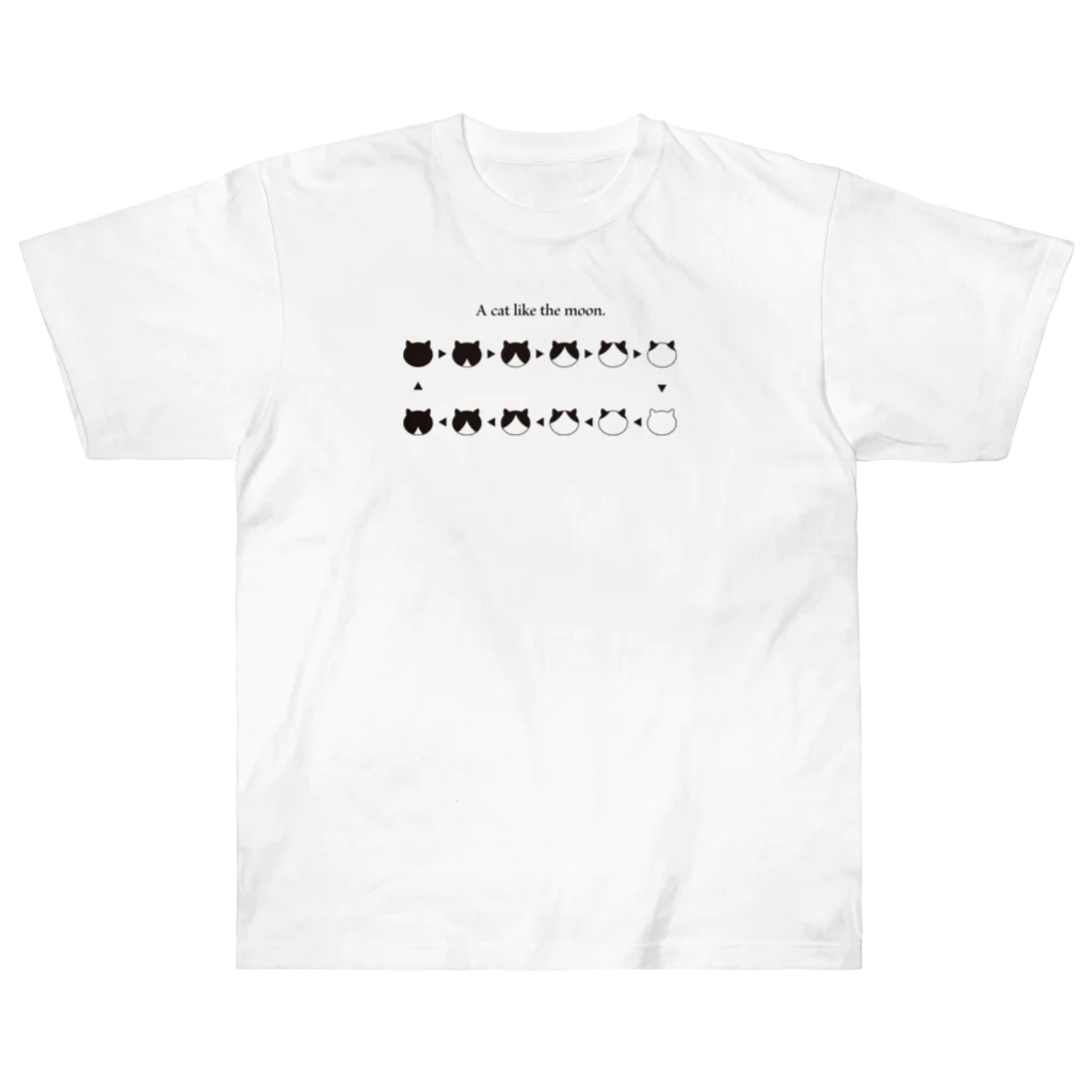 8wariのハチワレの満ち欠け Heavyweight T-Shirt