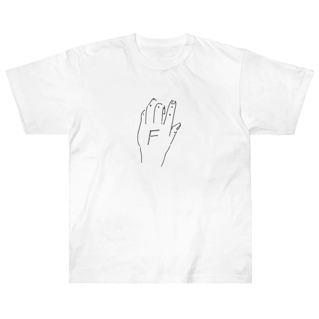 小田晃生のFの手 Heavyweight T-Shirt