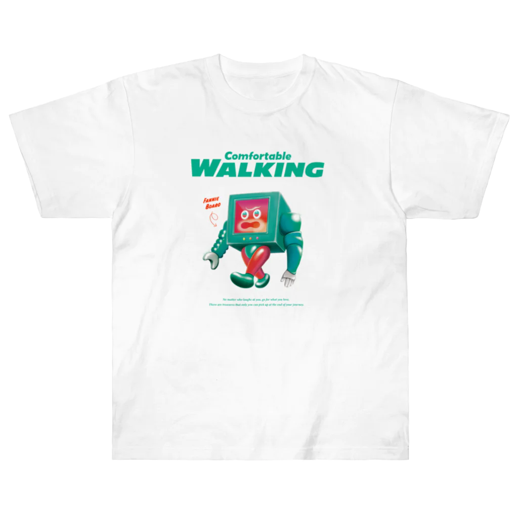 yamaguchi_shunsuke_のComfortable WALKING ー FANNIE BOARD ー ヘビーウェイトTシャツ