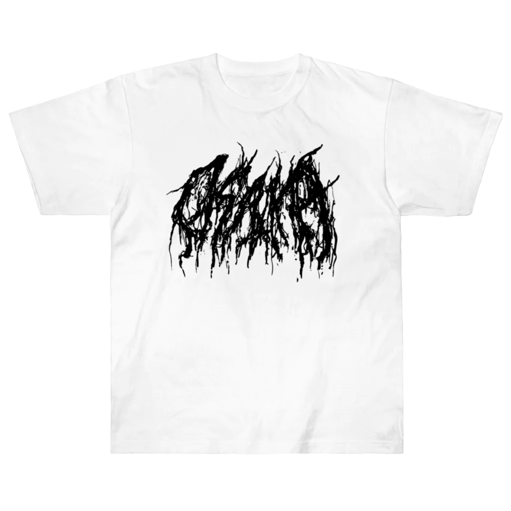 Toshihiro Egawa Artのデスメタル大阪/DEATH METAL OSAKA ヘビーウェイトTシャツ